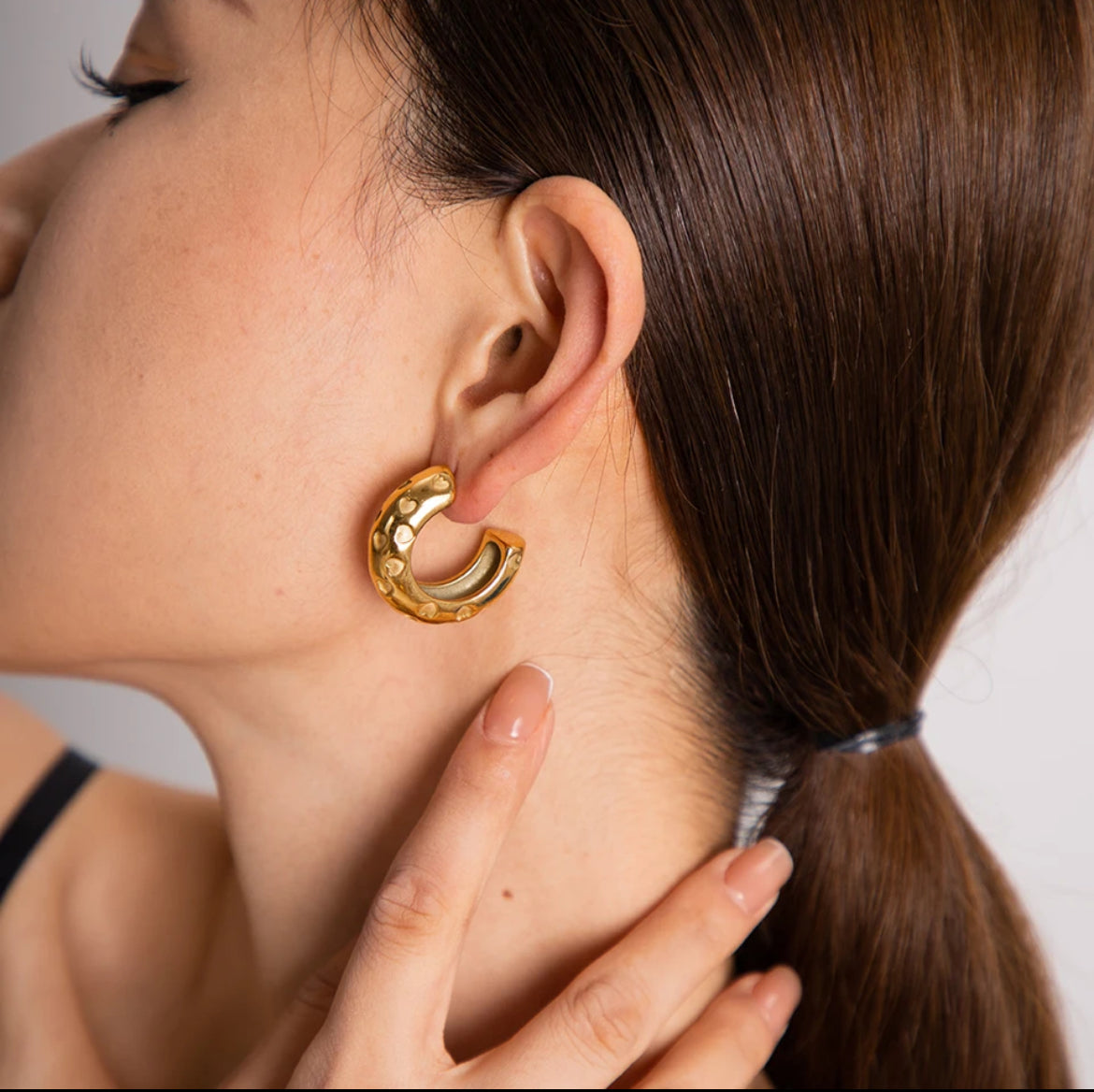 Flavia aretes/Earcuff