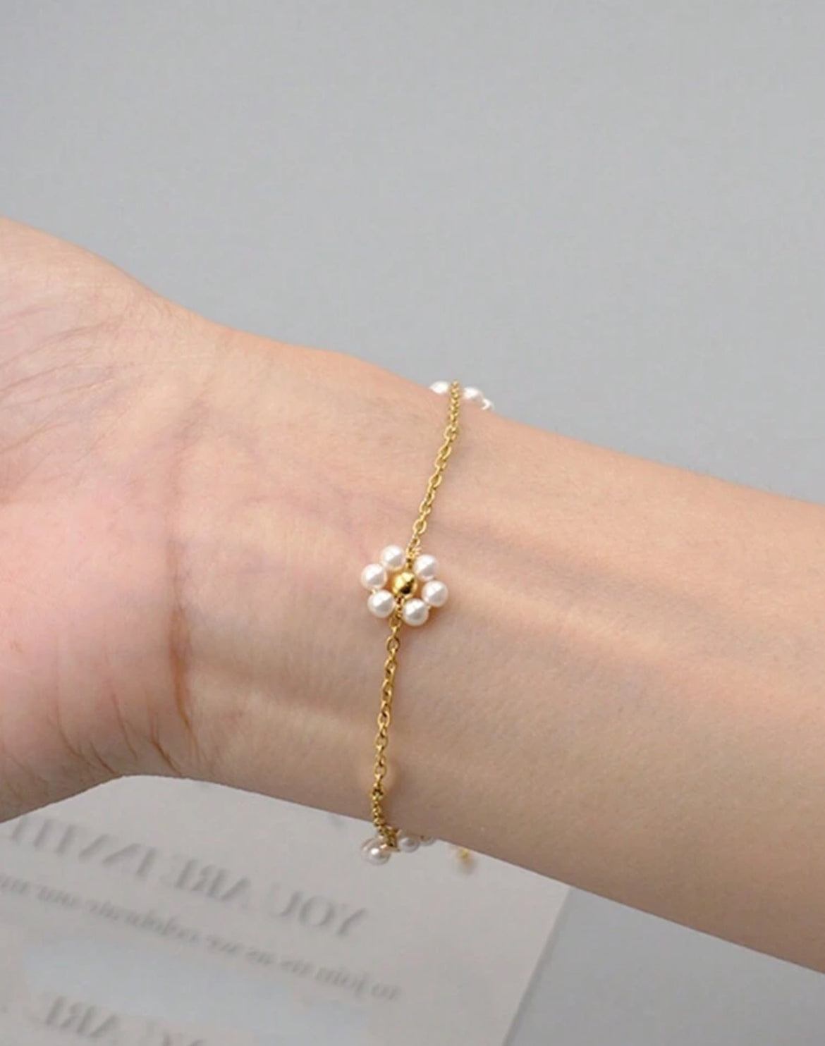 Set Flora cadena + pulsera