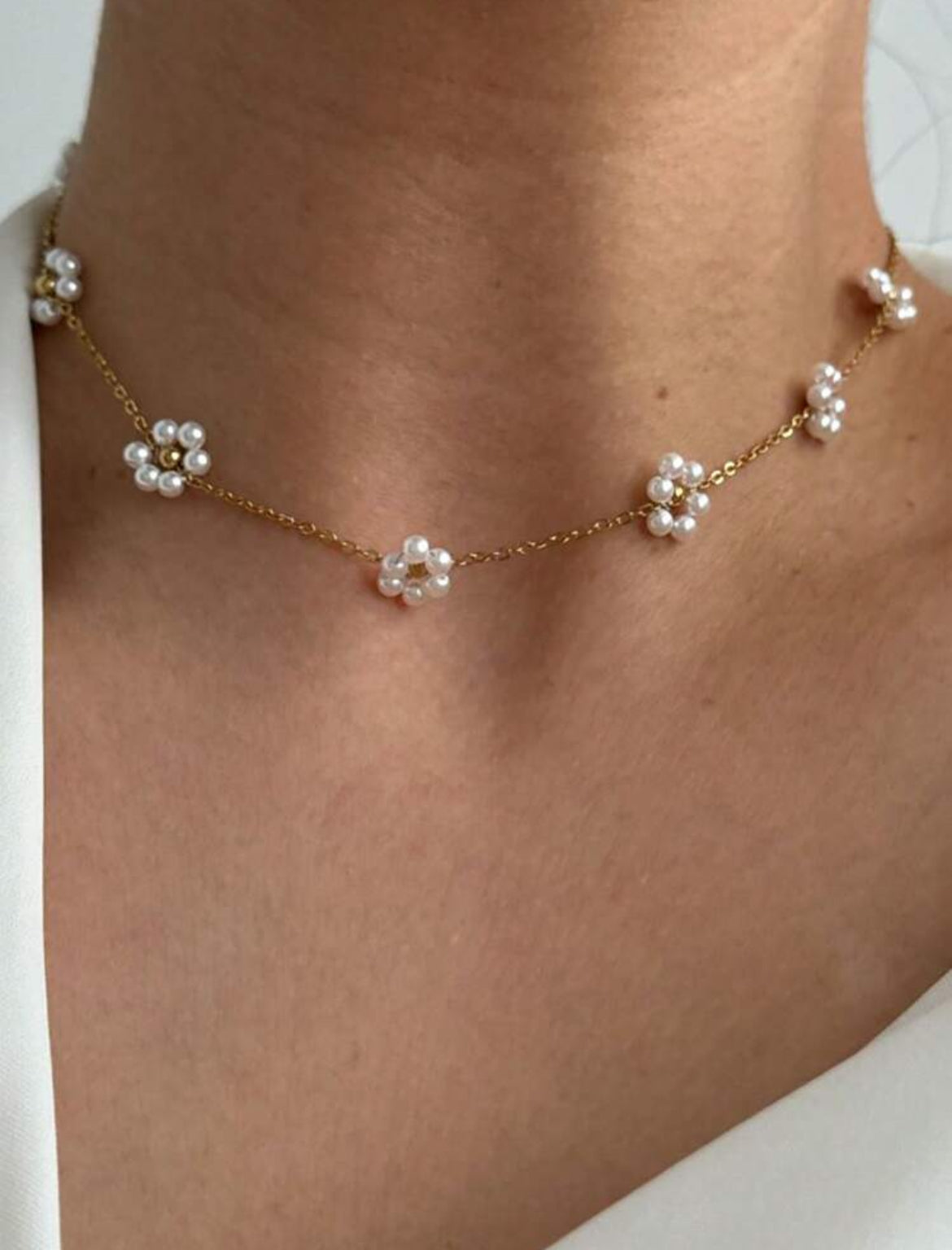 Set Flora cadena + pulsera